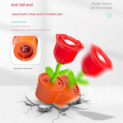 Electric Flower Bubble Machine with Music – product features