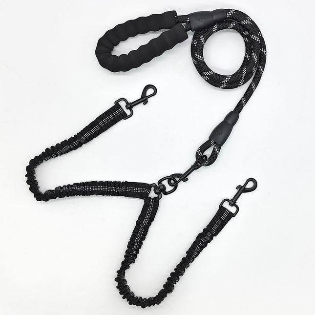 Black Pet Double-Ended Rope Plus 1.5M Leash