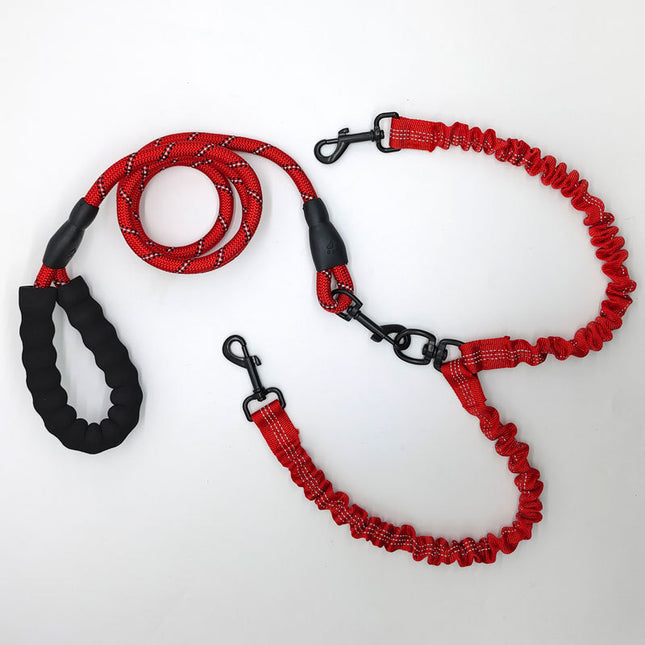 Red Pet Double-Ended Rope Plus 1.5M Leash