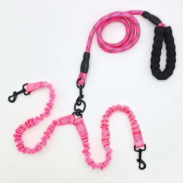 Pink Pet Double-Ended Rope Plus 1.5M Leash