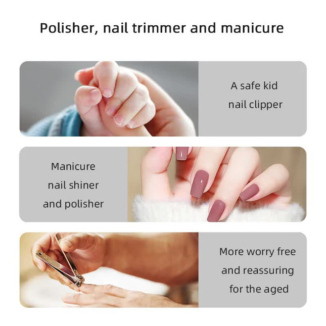 White Multi-Function Electric Nail File – product detail