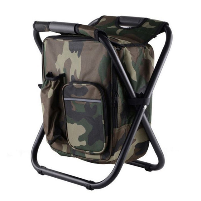 Camouflage Insulated Cooler Backpack Chair – product detail