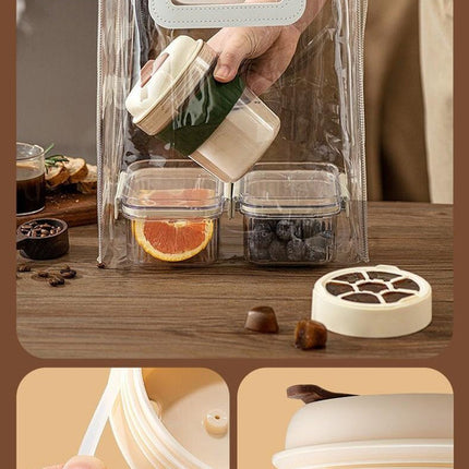 2-in-1 Ice Cube Maker Tumbler - Portable Cup with Integrated Silicone Ice Tray & Lid (1 cup + 1 ice tray)