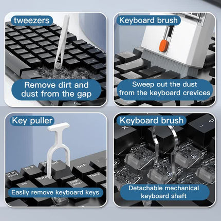 Brown window 22-in-1 Electronics Cleaning Kit - for Keyboards, Airpods, Laptops, Cell Phones, Cameras