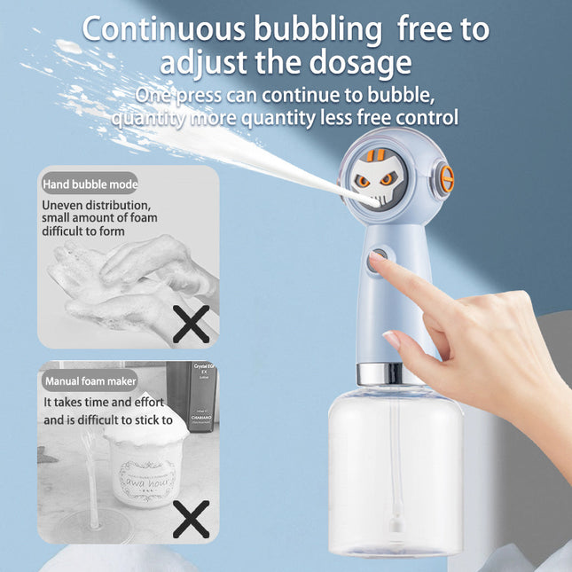 Dark blue Electric Pet Shampoo Foamer Gun – product detail