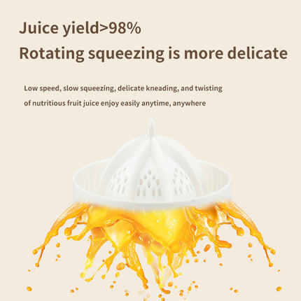 Gray Electric Citrus Juicer Press - Portable (3.7v 1500 Mah Battery)