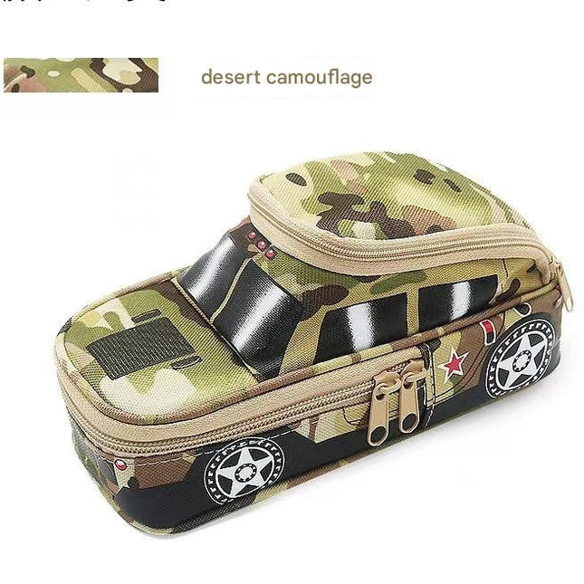 Camouflage Car Shaped Pencil Case
