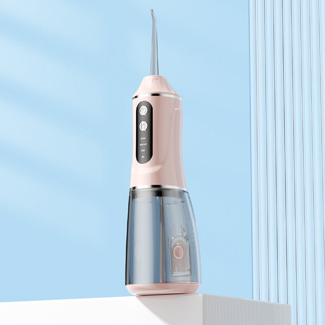 Portable Electric Oral Irrigator with 4 Nozzles 3 Pressure Modes