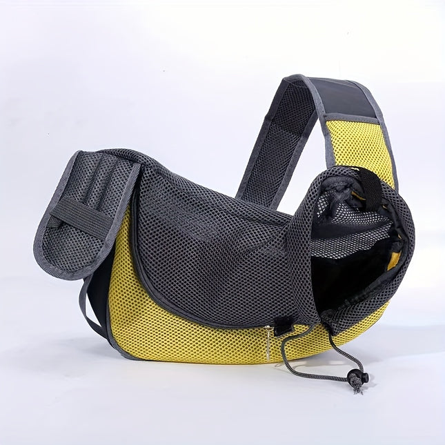 Yellow Portable Oxford Fabric Pet Carrier for Cats and Puppies (Size L) V888-ELOSUNG26574