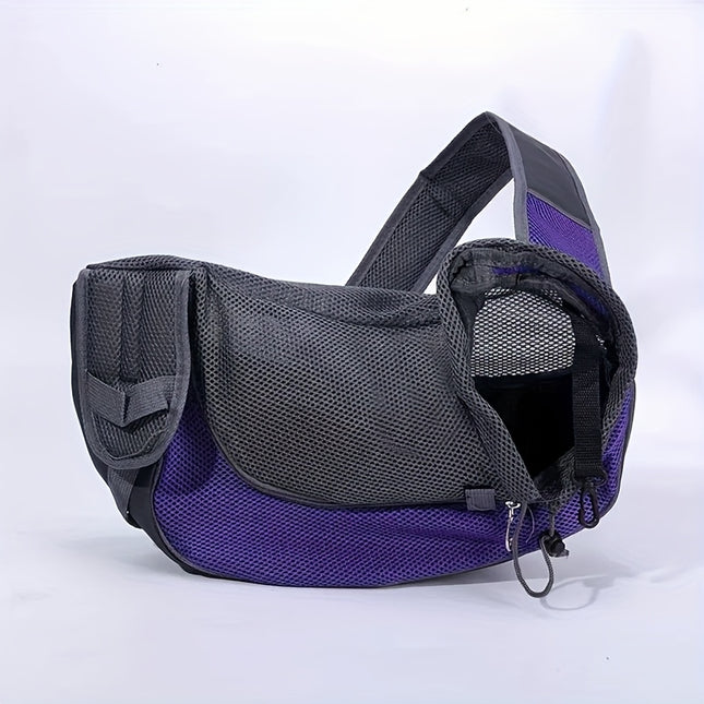 Purple Portable Oxford Fabric Pet Carrier for Cats and Puppies (Size L) V888-ELOSUNG26575