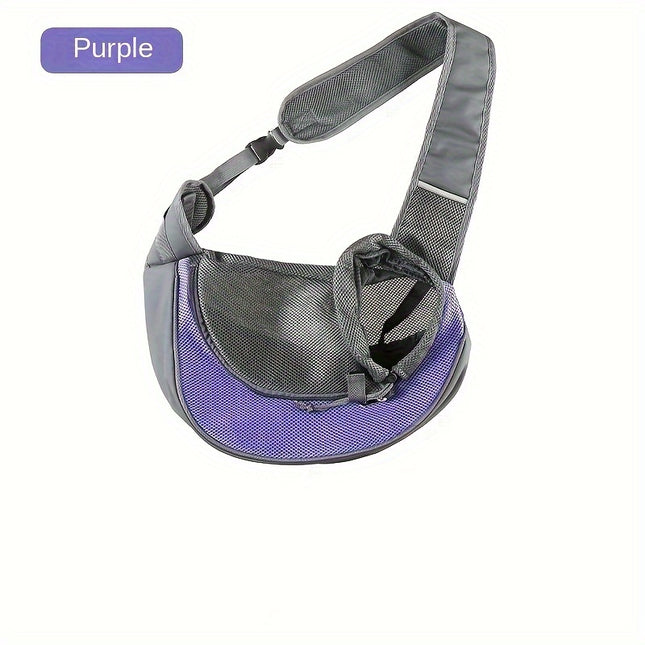 Purple Portable Oxford Fabric Pet Carrier for Cats and Puppies (Size L) – product detail