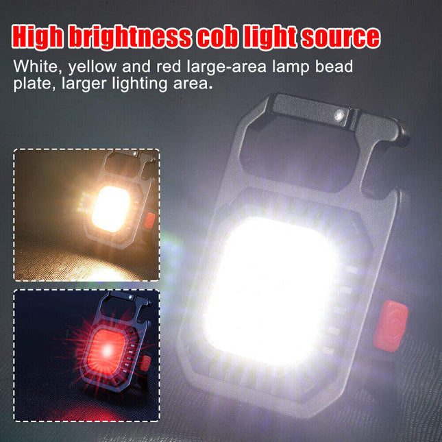 2 pcs Rectangle Mini flashlight for outdoor and self-defense use – product detail