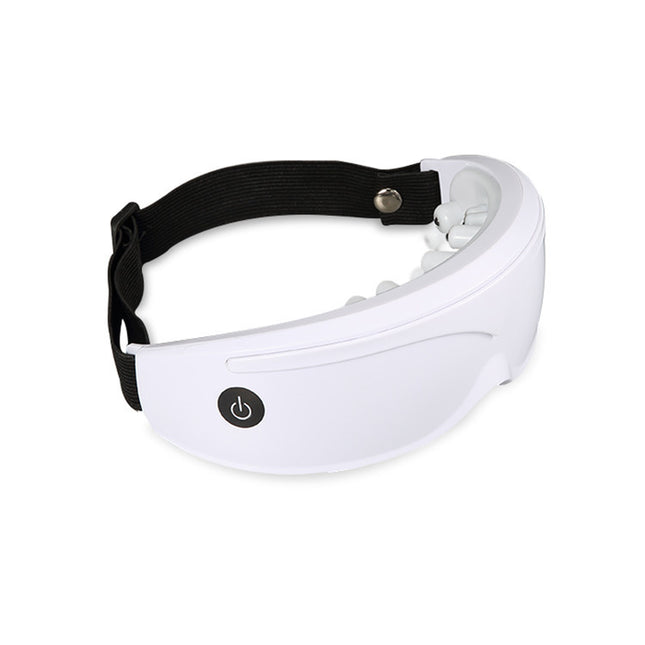 White Touch-Control Rechargeable Heated Eye Massager for Daily Use V888-ELOSUNG26602