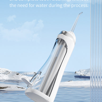 Blue Portable Ultrasonic Oral Irrigator with 3 Cleaning Modes Smart Teeth Cleaning Machine