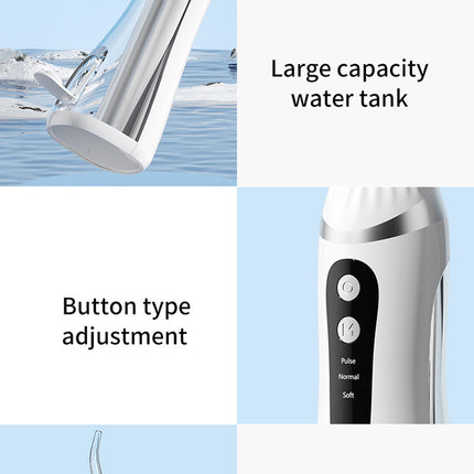 Blue Portable Ultrasonic Oral Irrigator with 3 Cleaning Modes Smart Teeth Cleaning Machine