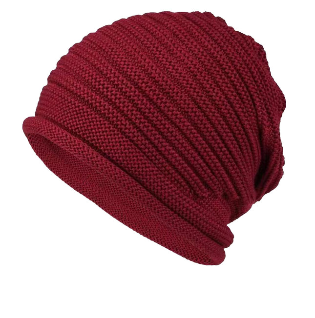 Red Warm & Stylish Women's Knitted Beanie Hats (3-Pack) – product detail