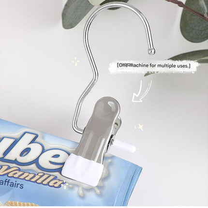 Light green Stainless Steel Hanging Clips (35 PCS) - Strong Grip for Pants, Hats, Socks, Laundry
