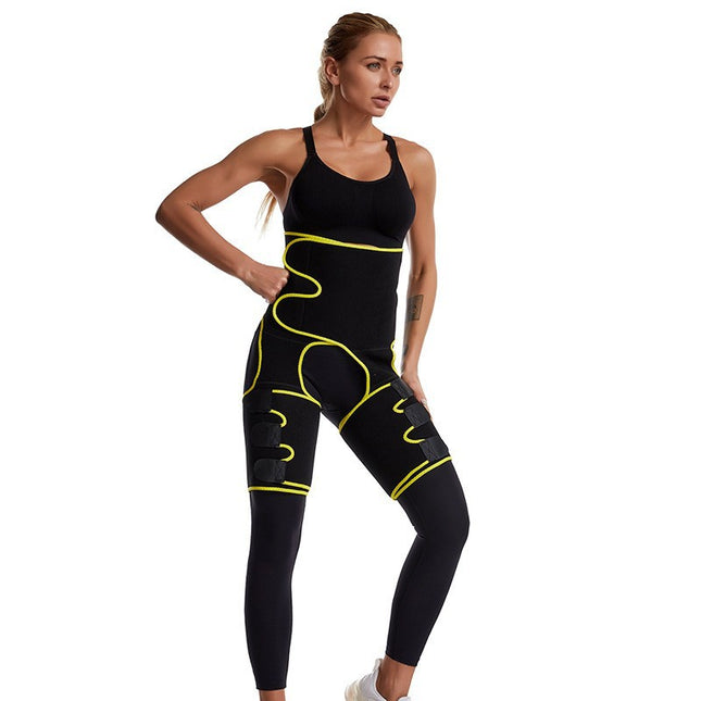 Yellow Women's 3-in-1 Body Shaper Waist Cincher Thigh Slimmer Glute Lifter – product detail