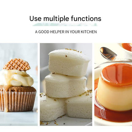 Style 2 Silicone Mini Cake Molds (30 Pack) -  For Cupcakes, Desserts (7.8x7.5x2.8cm)