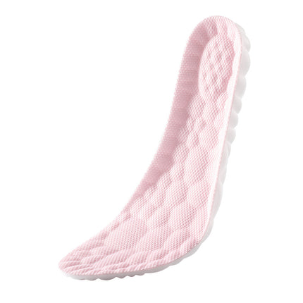 5 pcs Pink 4D Cloud Technology Shoe Inserts - High Rebound, Super Soft, Breathable, Athletic Support (size : 37-38/245mm)