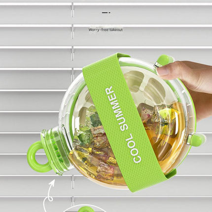 Red Portable Press-Release Ice Cube Maker Bottle - Makes 12 Cubes, Doubles as Bottle