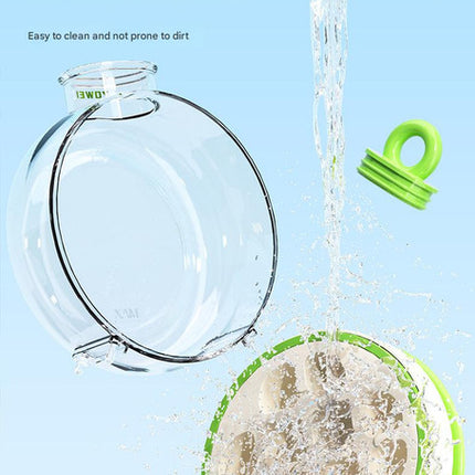 Red Portable Press-Release Ice Cube Maker Bottle - Makes 12 Cubes, Doubles as Bottle