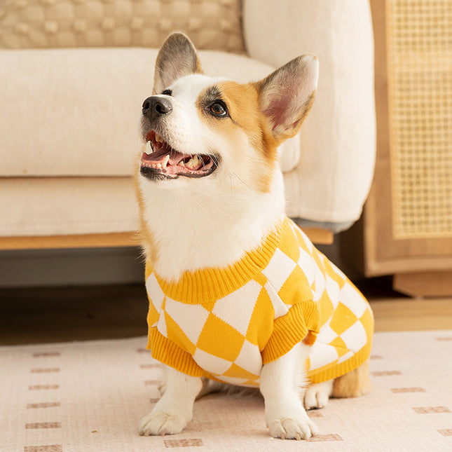 Classic Argyle Dog Sweater – product detail