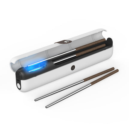 Travel UVC Toothbrush Sanitizer Box - Magnetic Closure, Rechargeable
