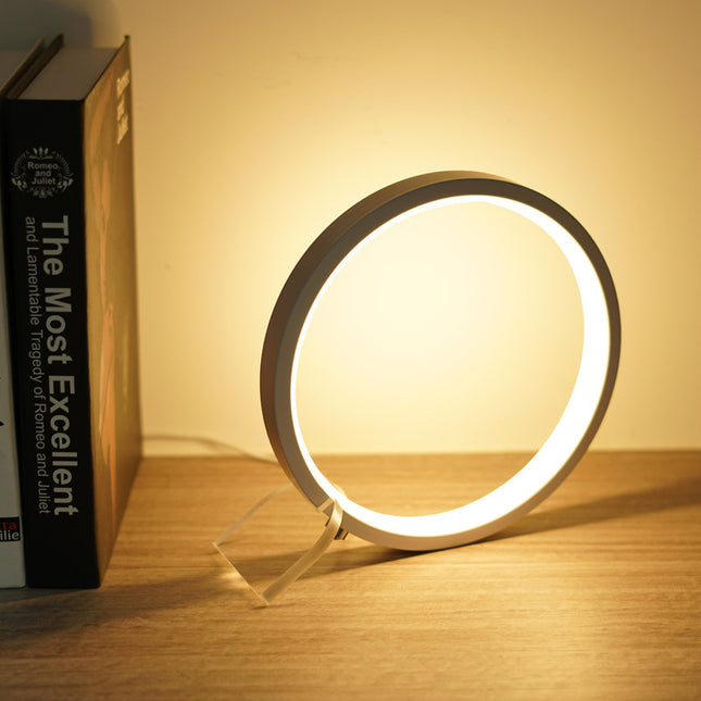 Modern LED Ring Desk Lamp