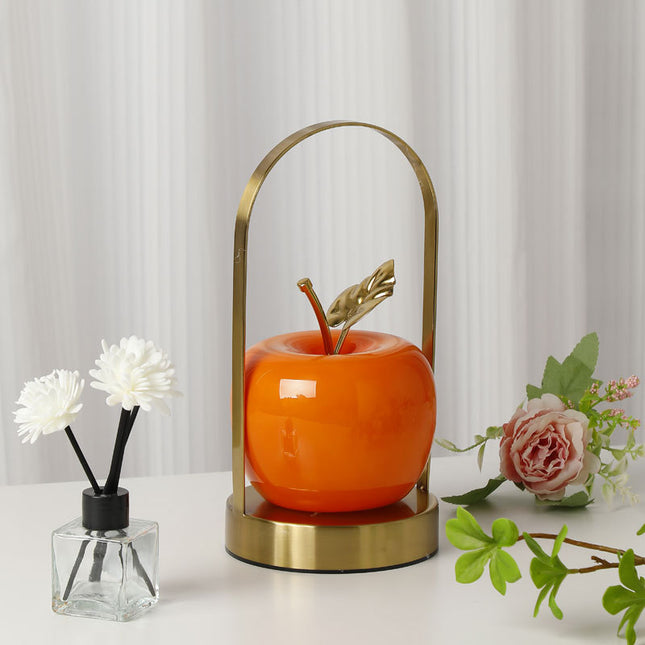 Orange Decorative Apple Table Lamp