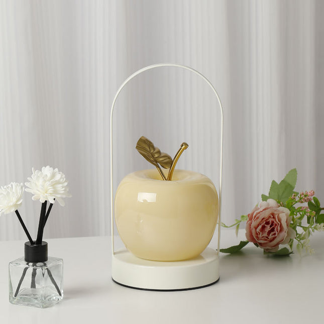 Yellow Decorative Apple Table Lamp
