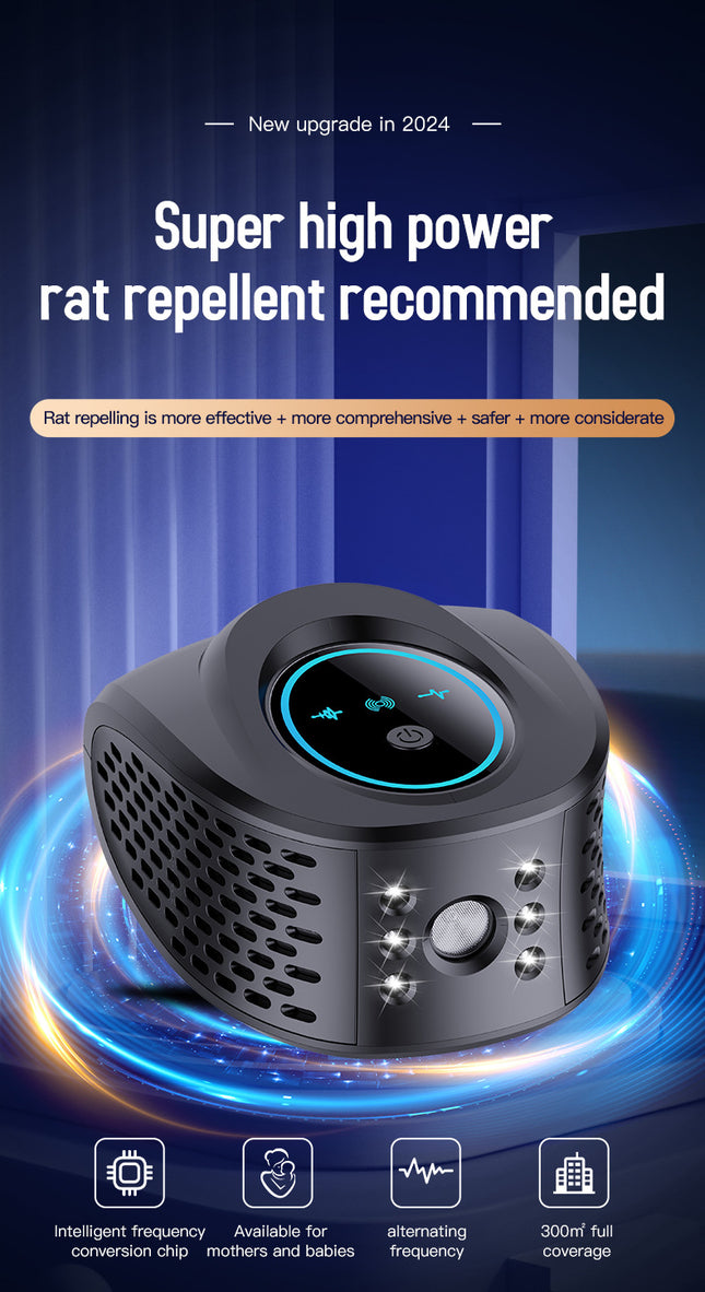 Black Advanced Ultrasonic Pest Repeller – product detail