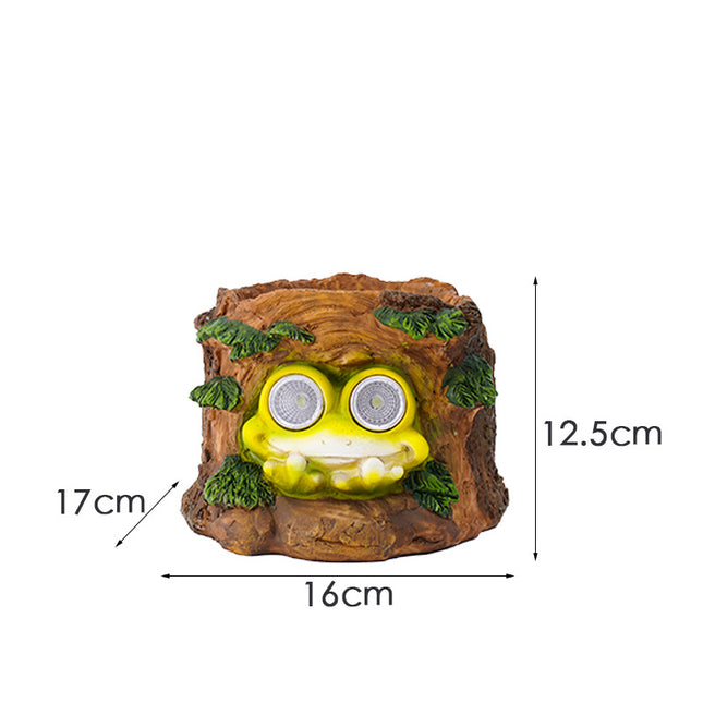 Frog Solar Light Planter – product detail