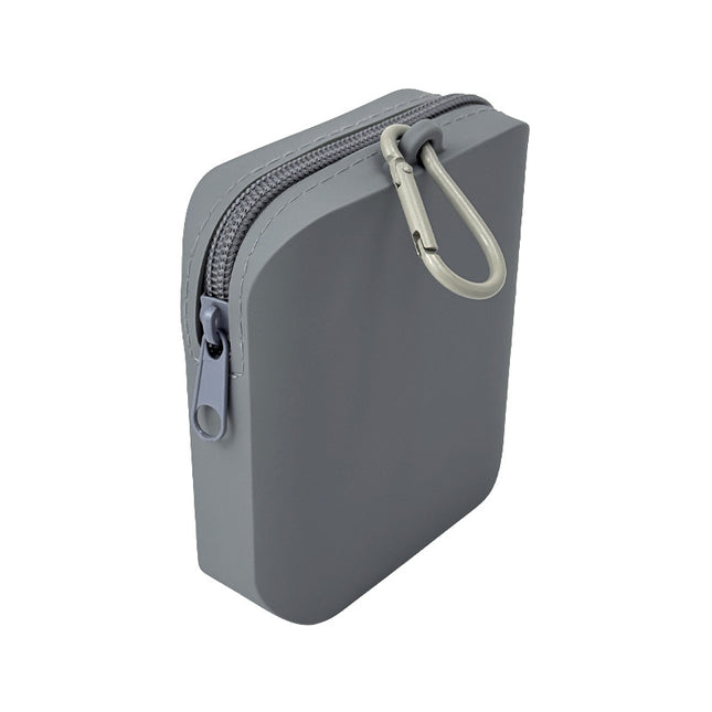 Gray Silicone Dog Treat Pouch (Set of 2)