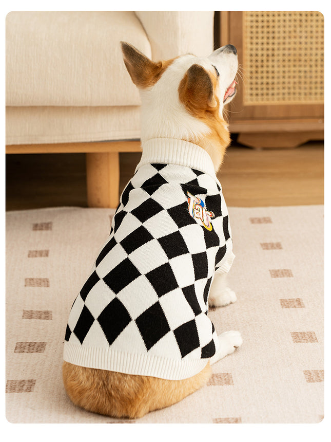 Classic Argyle Dog Sweater – product detail