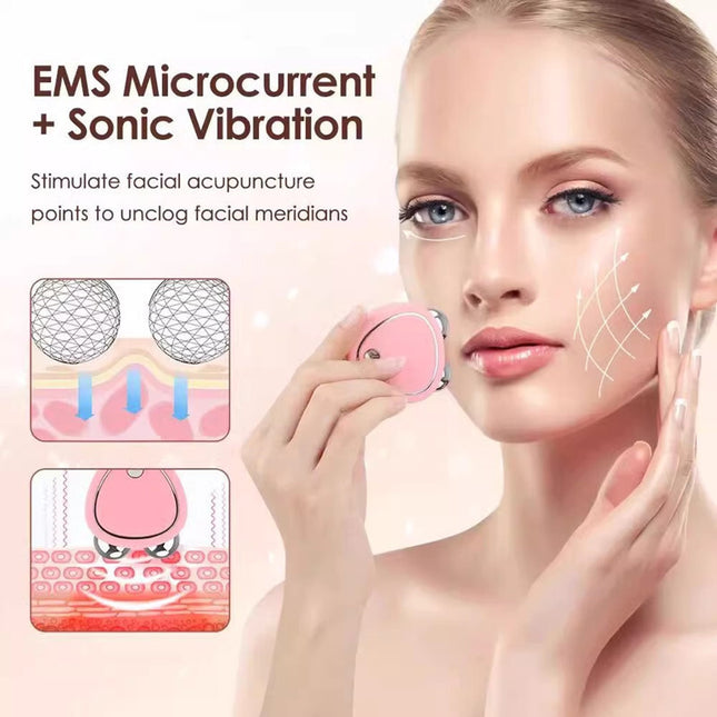 White Microcurrent Face Lifting Massager – product detail