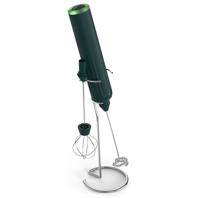 Green USB Rechargeable Milk Frother