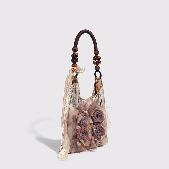 Vintage Rose Floral Shoulder Bag – product detail