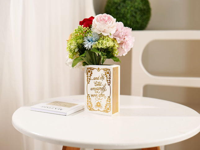 Literary Book Vase