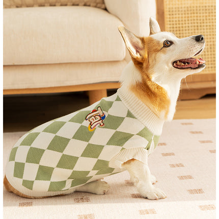Classic Argyle Dog Sweater – product detail