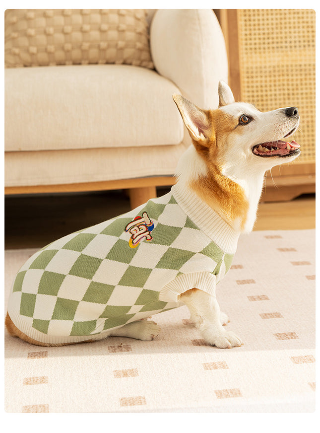 Classic Argyle Dog Sweater – product detail