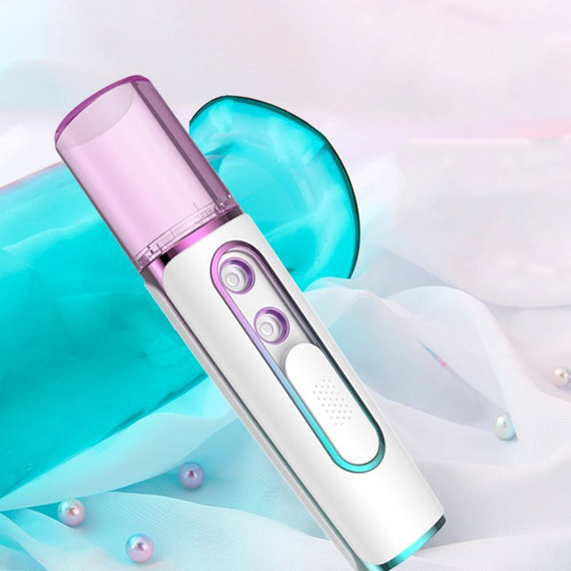 Purple Dual Nozzle Nano Facial Mister