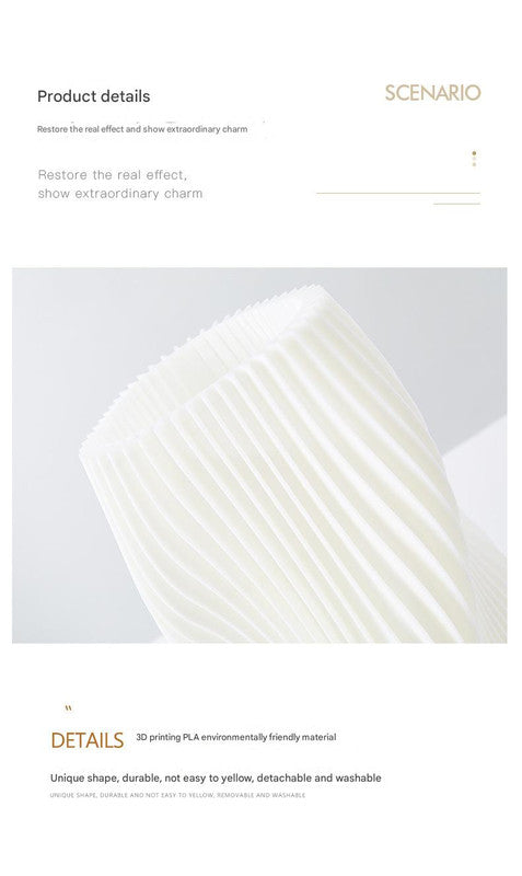 Unique Pleated Design Table Lamp – product detail