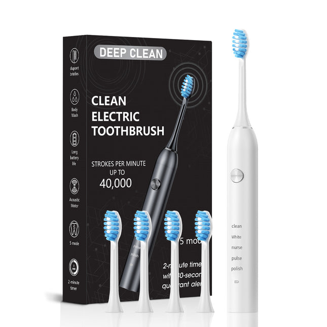 White Professional Sonic Toothbrush for Adults