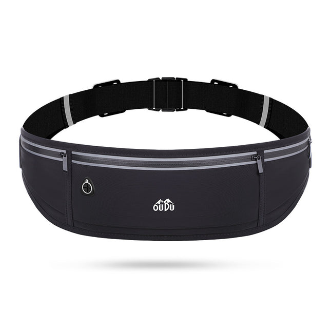 Black Adjustable Running Belt