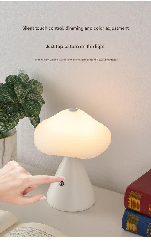 Gray Mushroom LED Table Lamp – product detail