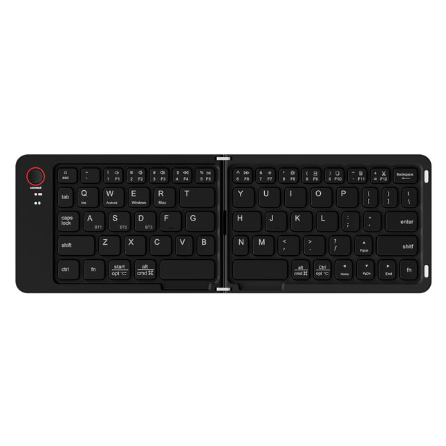 Black Ultra-Slim Foldable Bluetooth Keyboard