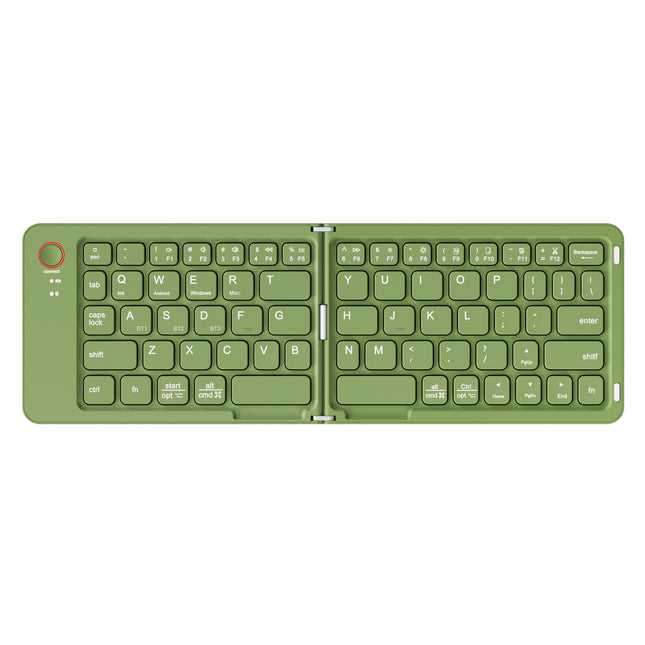 Green Ultra-Slim Foldable Bluetooth Keyboard