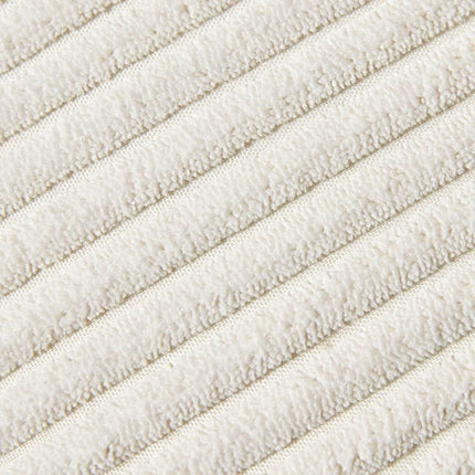 Black Soft Corduroy Cushion Cover Set (1 Square Plus 1 Rectangular) with Pom Pom Trim – hardware detail