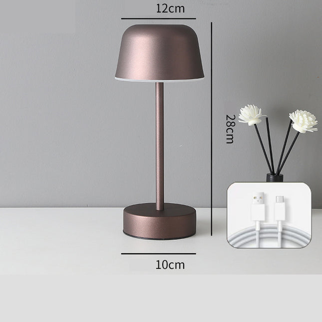 Coffee Modern Minimalist LED Table Lamp